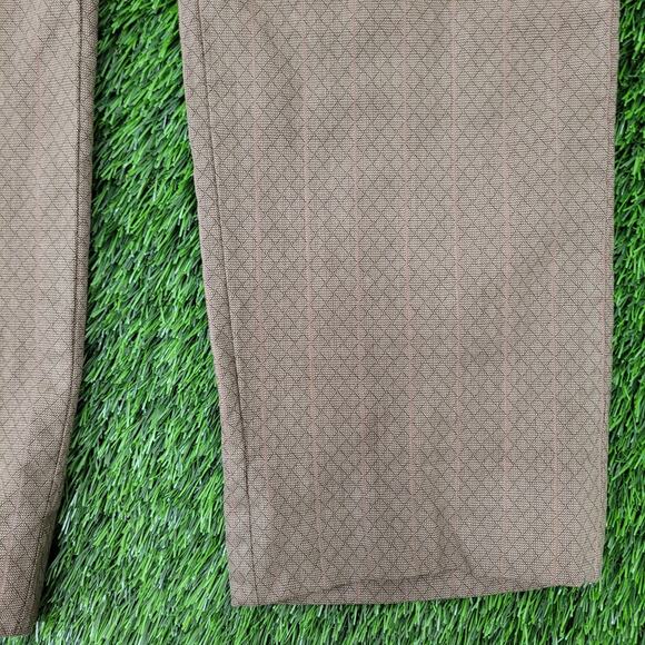 Vintage 80s MOD Disco Hippie Pants 30x29 Creased Talon Brown - Picture 11 of 16